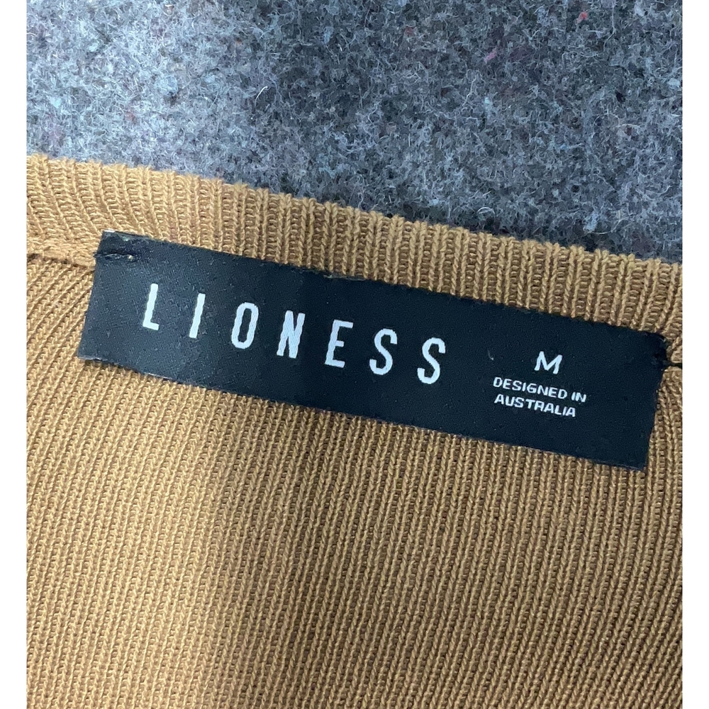 Lioness Tan Knit Midi Dress - Picture 3 of 4